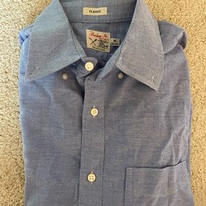 👍🏼 J. CREW “BROKEN IN” OXFORD BUTTON DOWN LIGHT BLUE